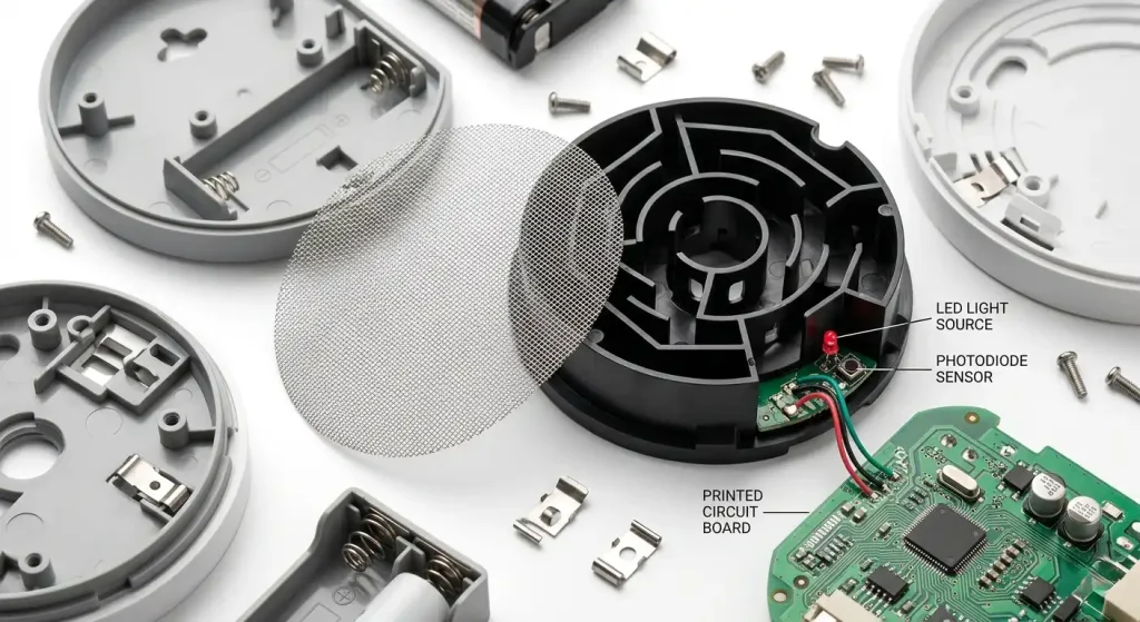 cara kerja sensor asap